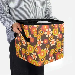 Retro Groovy Hippie Boho Quilt Storage Bag - 1381723