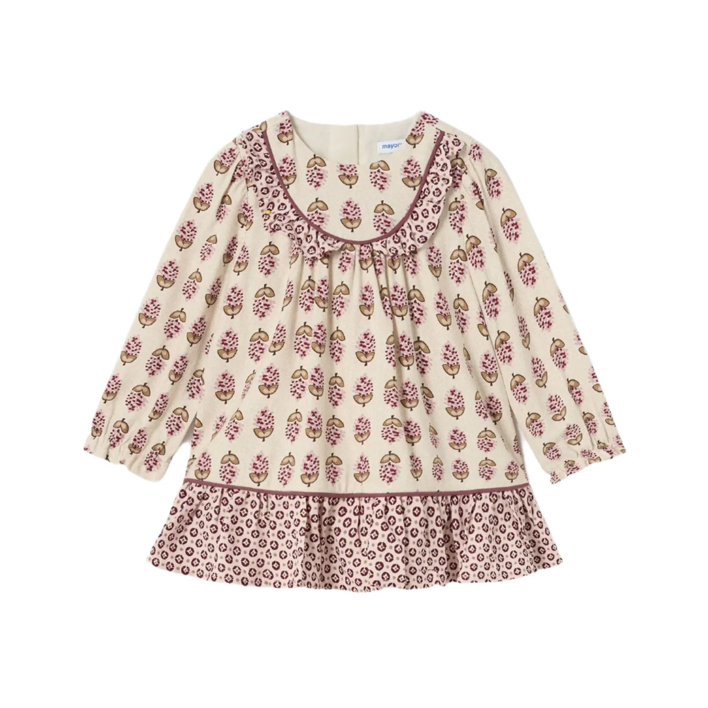 Rose Petal Printed Dress