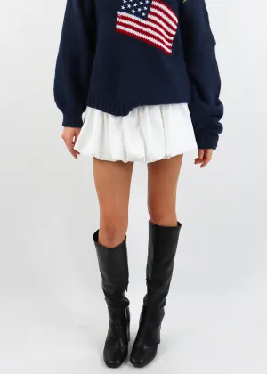 Run For The Hills Bubble Skirt ★ White