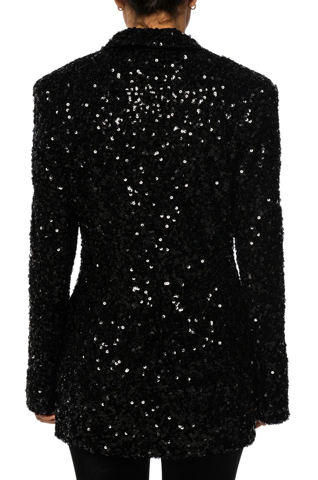 Sequin Black Blazer