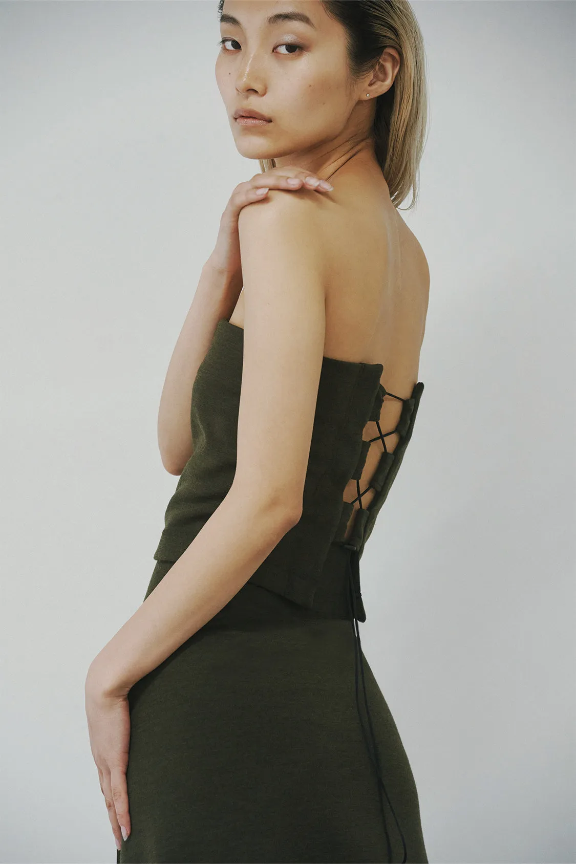 SIRI SKIRT MIDI / zero waste fashion