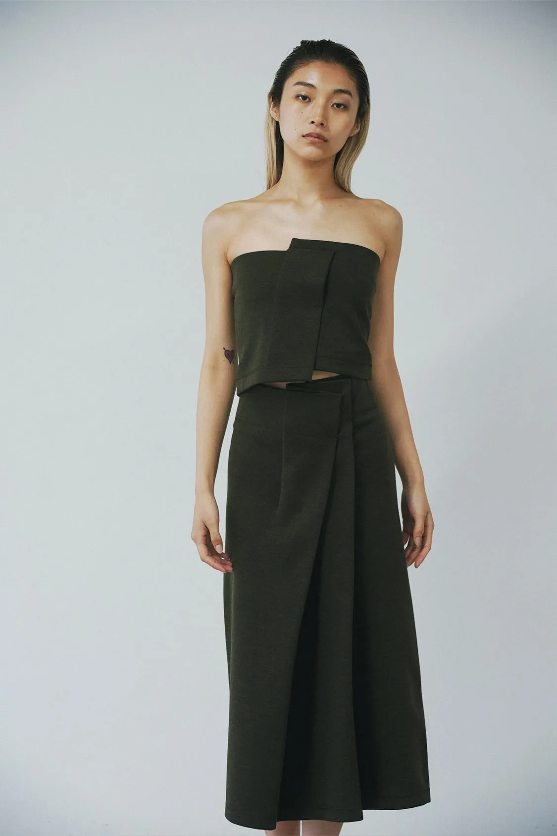 SIRI SKIRT MIDI / zero waste fashion
