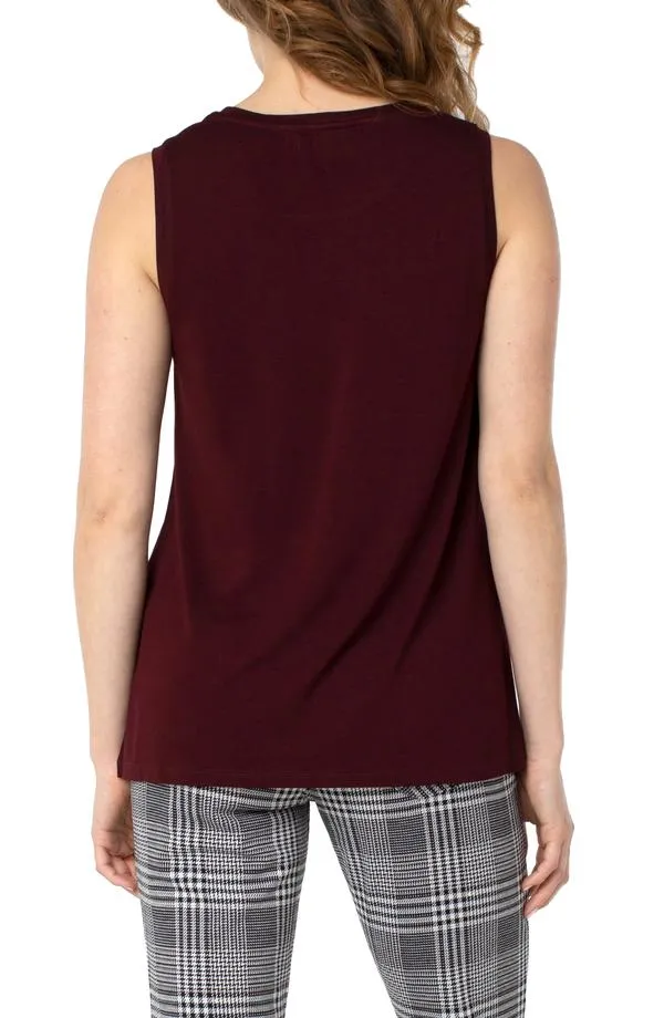 Sleeveless Scoop Neck