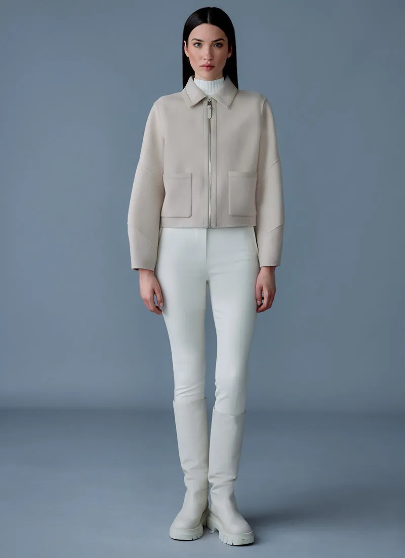 Solana Double-Face Wool Balloon Sleeve Jacket