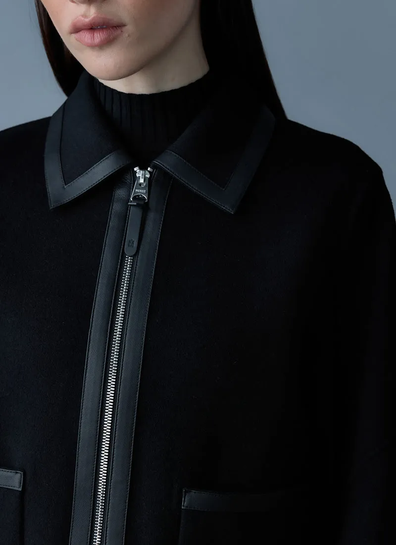 Solana Double-Face Wool Balloon Sleeve Jacket