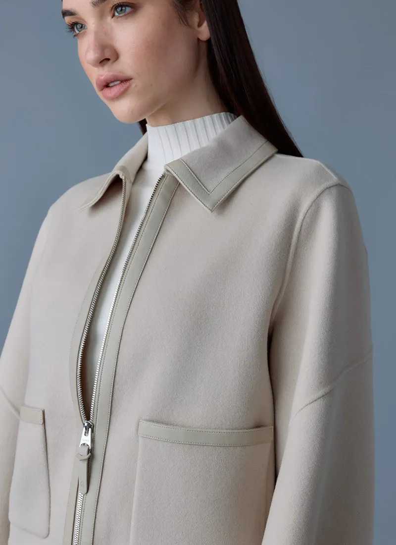 Solana Double-Face Wool Balloon Sleeve Jacket