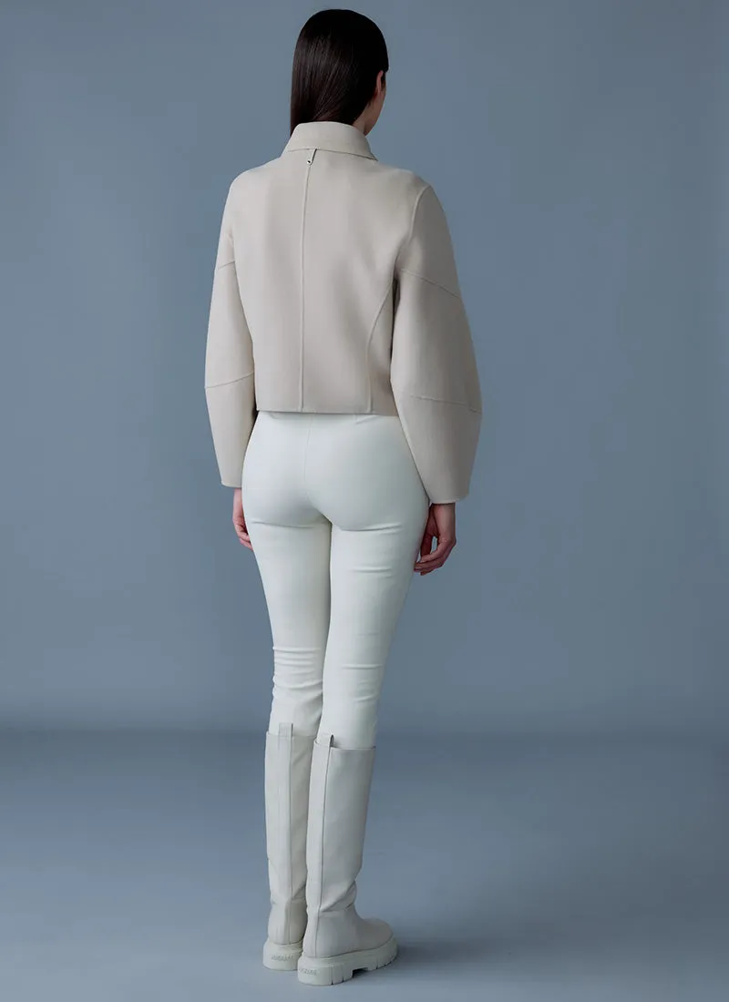 Solana Double-Face Wool Balloon Sleeve Jacket