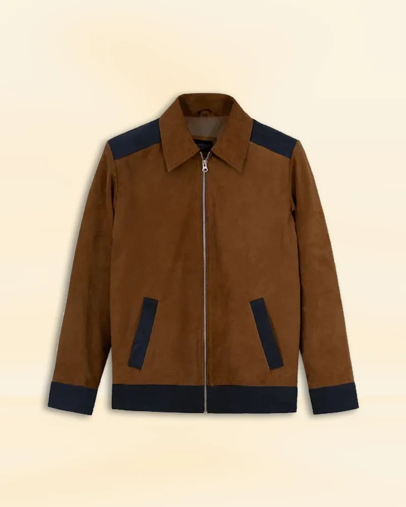 Stylish Brown Leather Jacket Worn By Cristiano Ronaldo | Cristiano Ronaldo Stylish Brown Leather Jacket