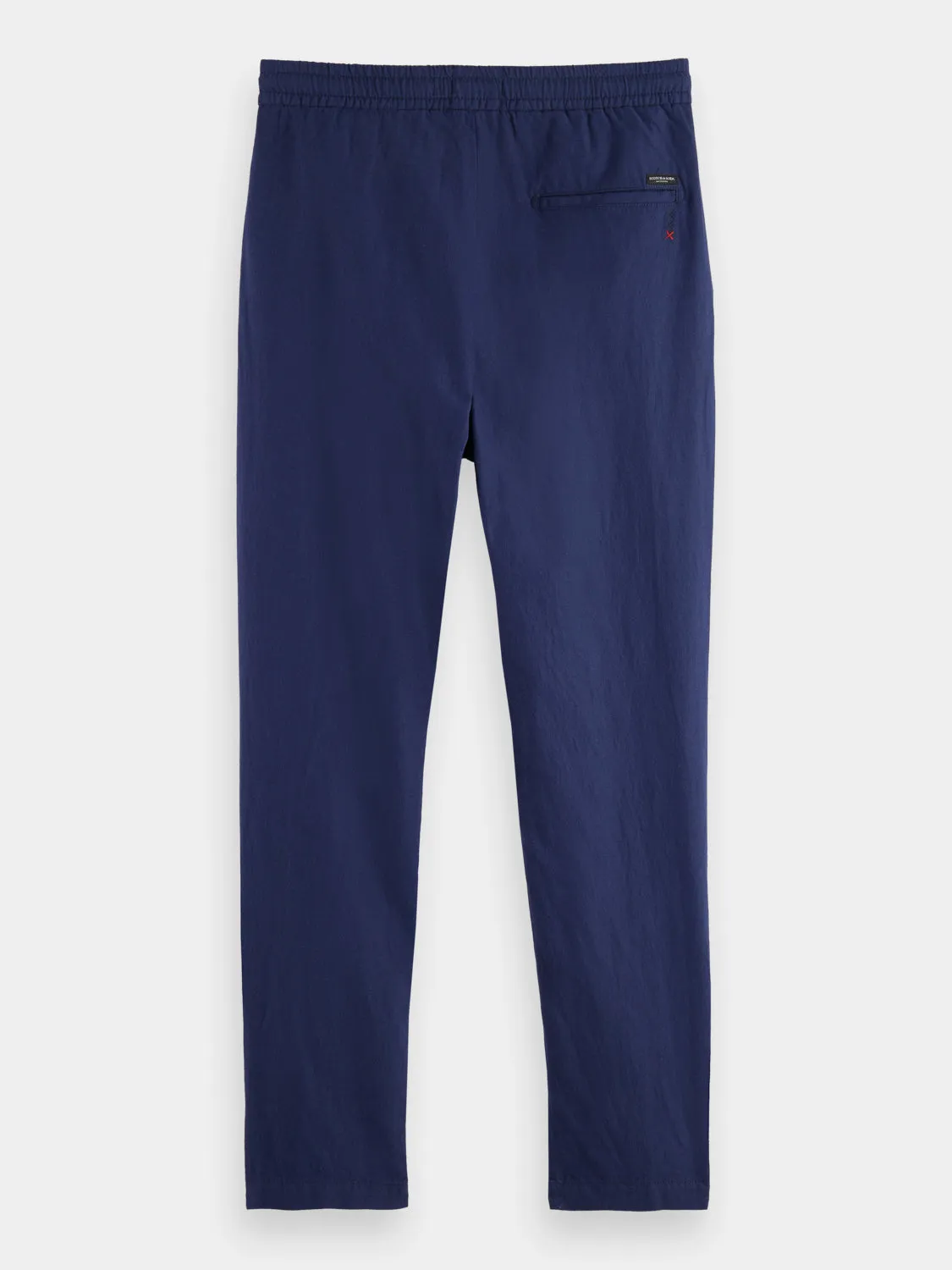Warren cotton-linen twill jogger pants