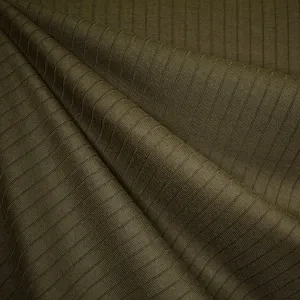 Wide Subtle Rib Knit Solid Olive
