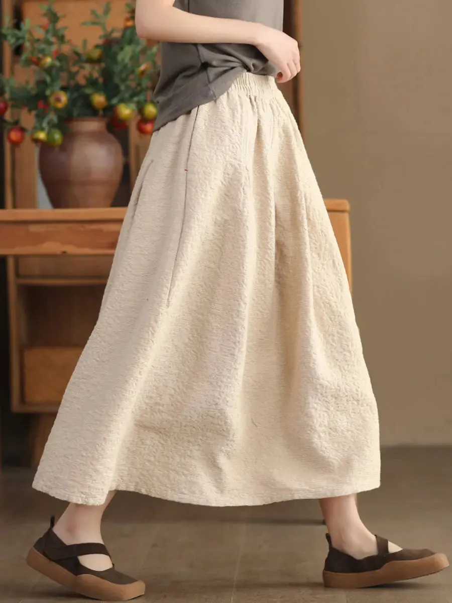 Women Solid Artsy Commute Skirt
