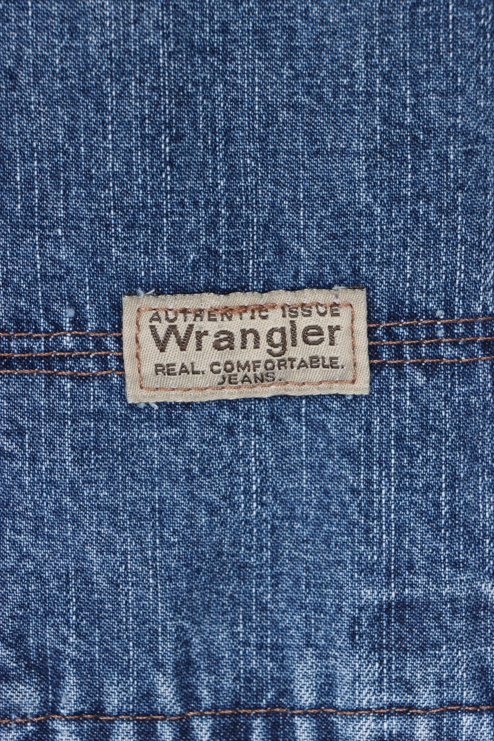 WRANGLER Medium Wash Carpenter Jorts Shorts (38)